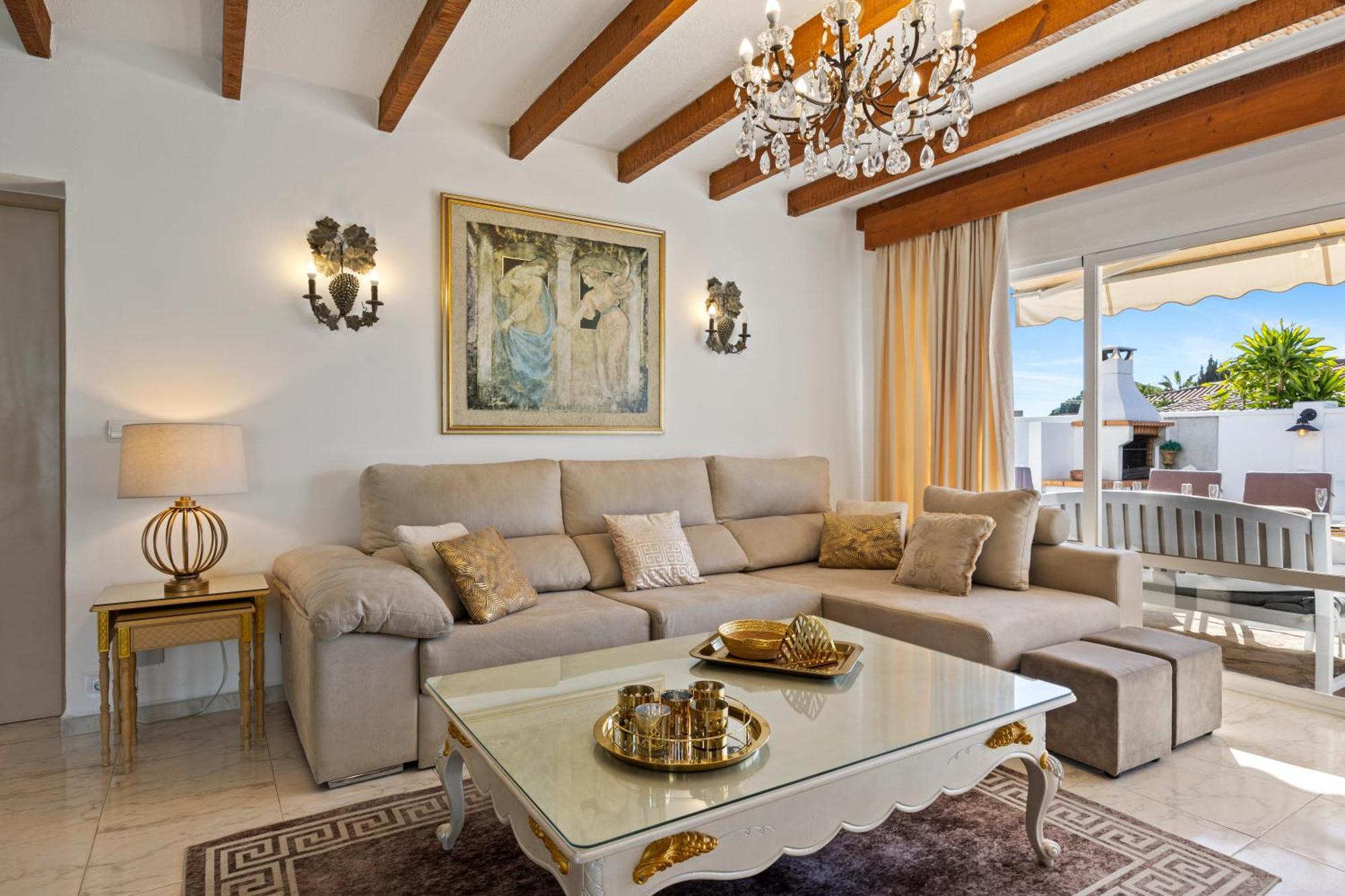 Villa Casacara Marbella Beachside Costabella -Spain Kültér fotó