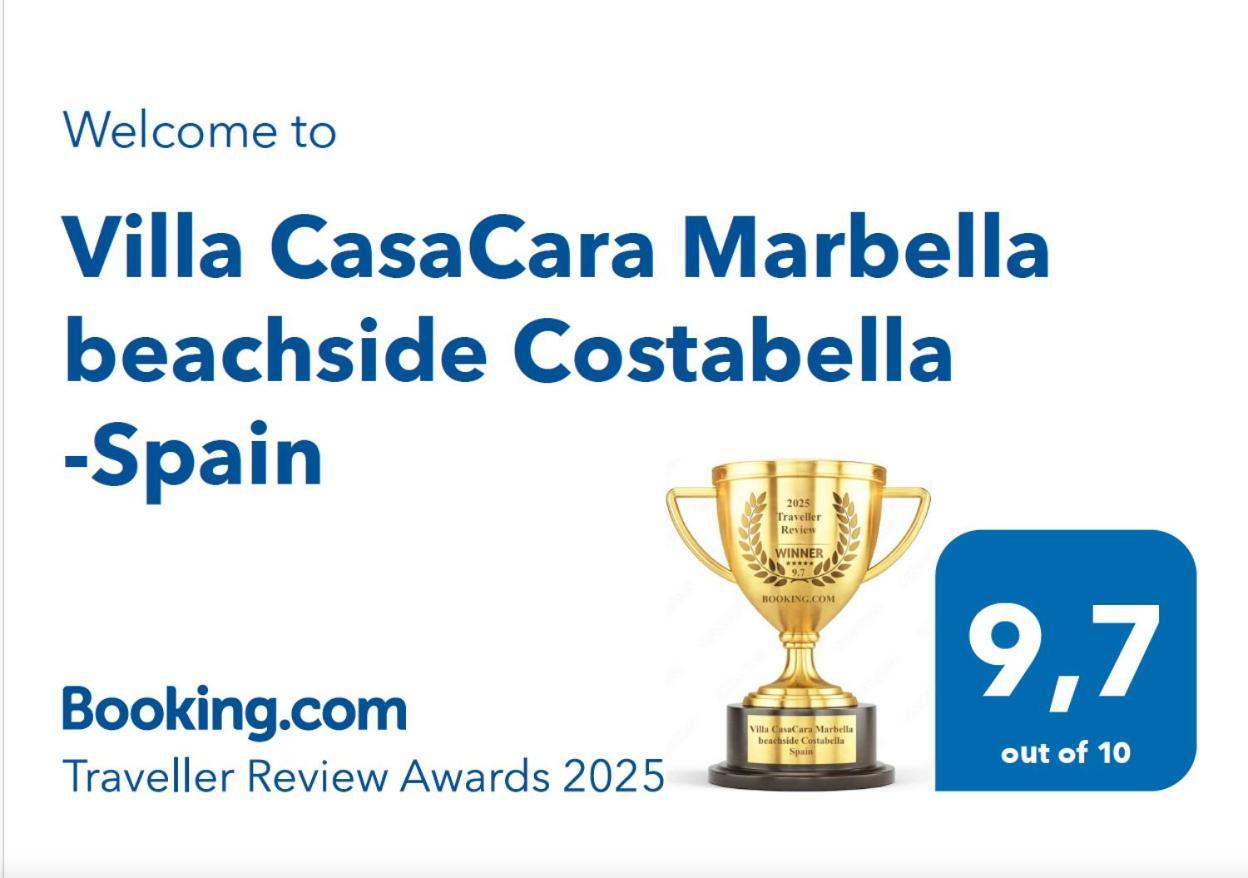 Villa Casacara Marbella Beachside Costabella -Spain Kültér fotó